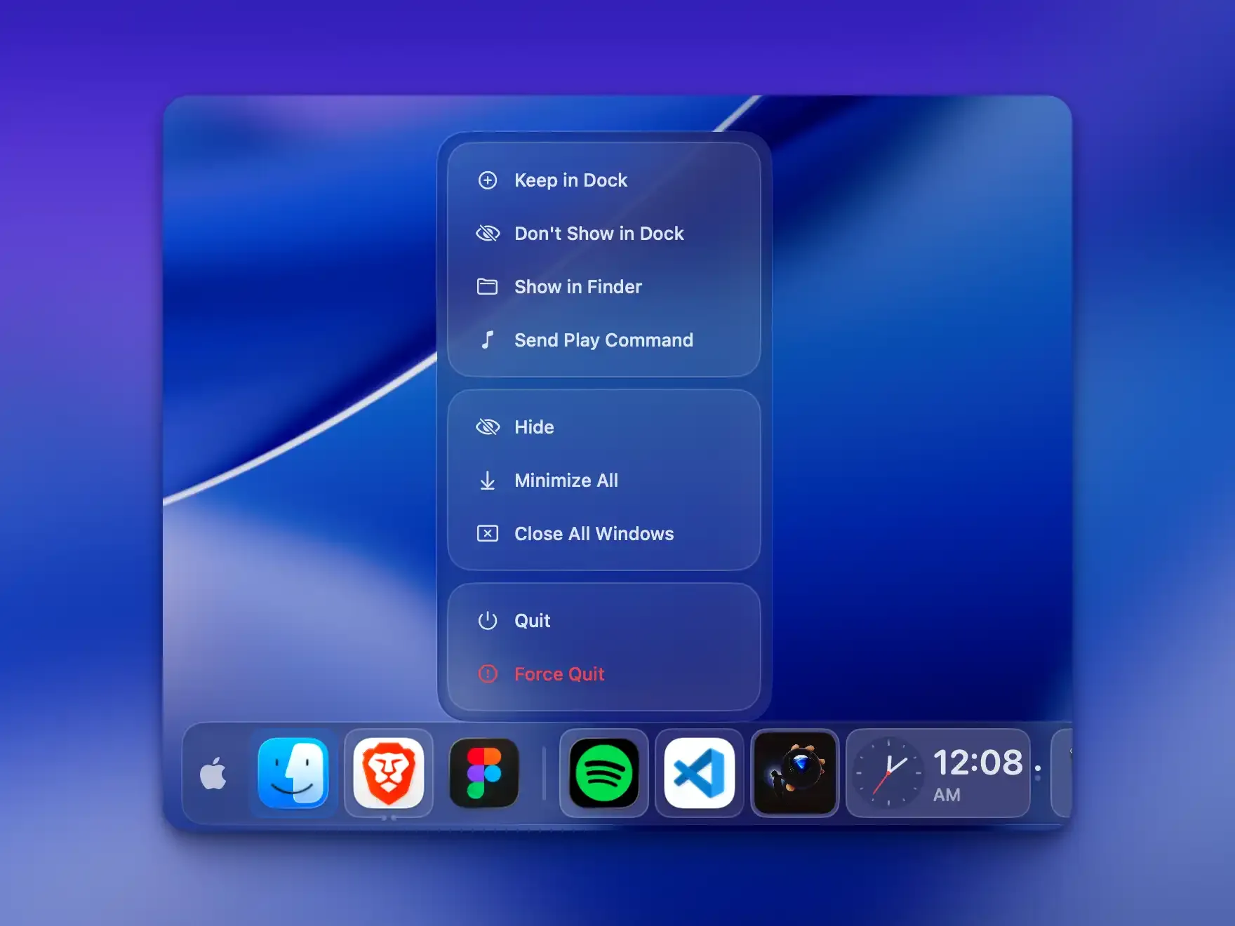 Context Menus